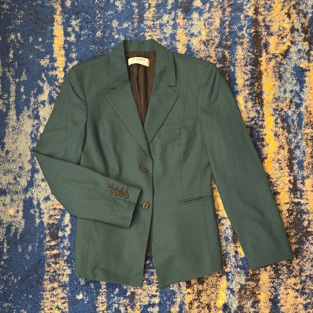 *Moving Sale*: MM Lafleur 96% Wool Elegant Green Blazer, Size S